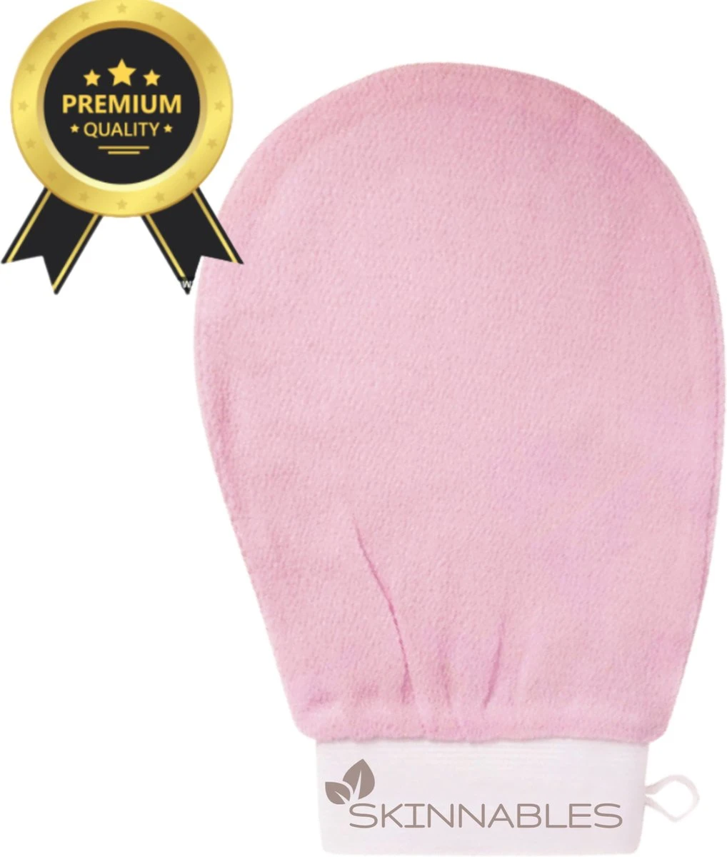 Skinnables Scrub Handschoen - Huidverzorging Voor Hele Lichaam En Gezicht - Douchehandschoen - Exfoliating Glove