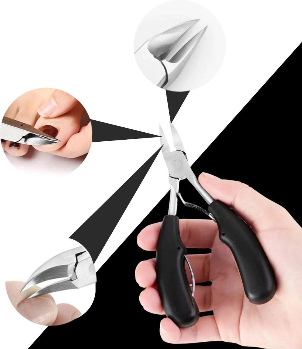 7-delige Pedicure En Manicure Set - Nagelknipper - Pedicureset - Nagelvijl - Nageltang - Kalknagel - Teennagelknipper - Afbeelding 6