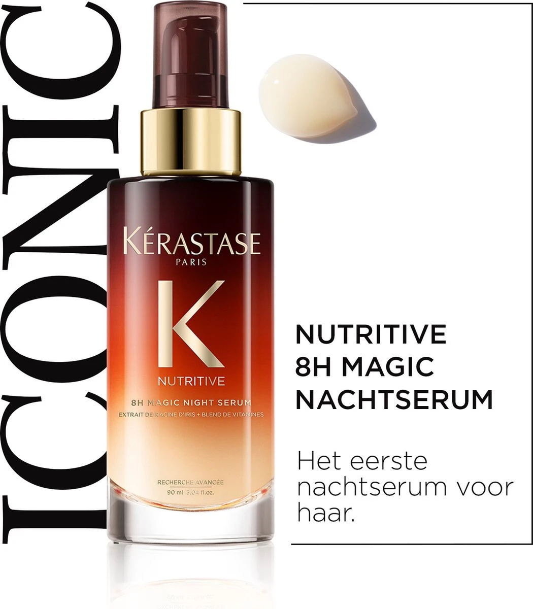 Kérastase Nutritive 8H Magic Nightserum - Voedend Leave-in Nachtserum - 90ml - Afbeelding 2