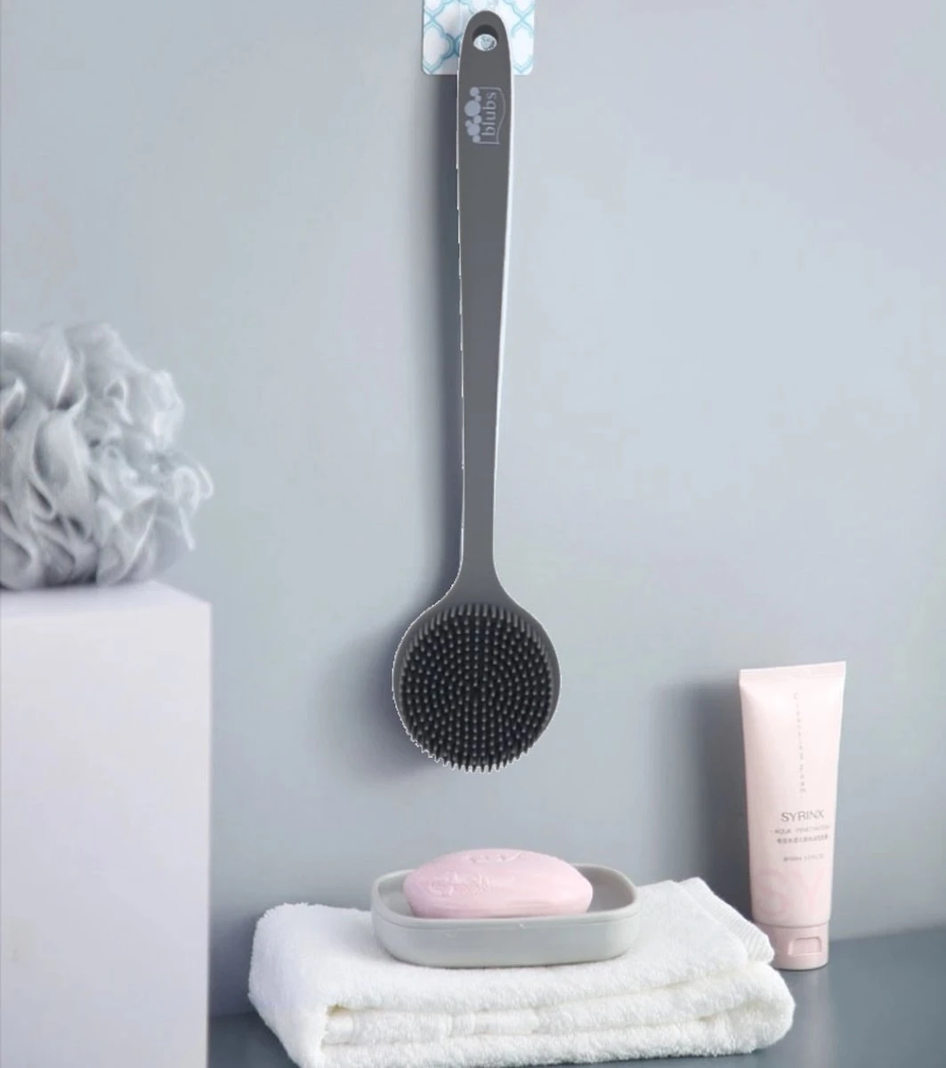 Blubs® Badborstel - Dry Brush - Grijs - Afbeelding 7