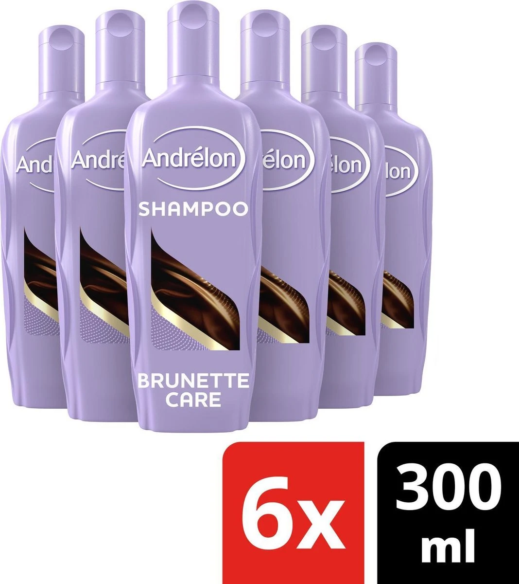 Andrélon Brunette Care Shampoo - 6 X 300 Ml - Voordeelverpakking - Afbeelding 4