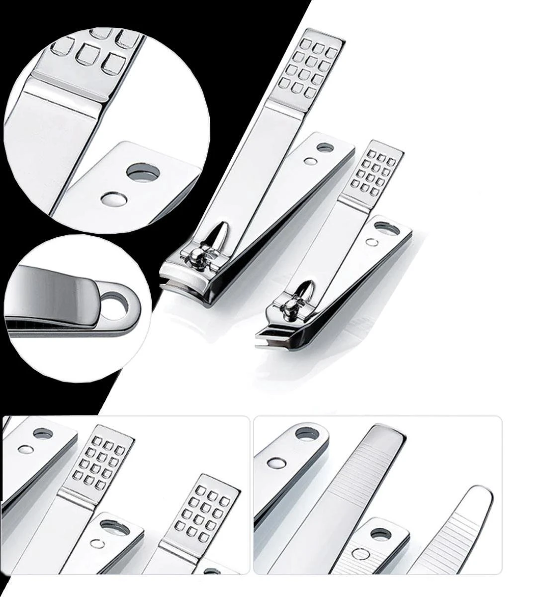 7-delige Pedicure En Manicure Set - Nagelknipper - Pedicureset - Nagelvijl - Nageltang - Kalknagel - Teennagelknipper - Afbeelding 4