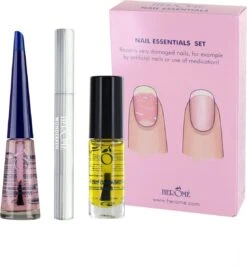 Herome 3 In 1 Manicure Nagelverzorging Set – Nagelriemolie, Nagelriemcrème En Nagelverharder - Grote Verpakking