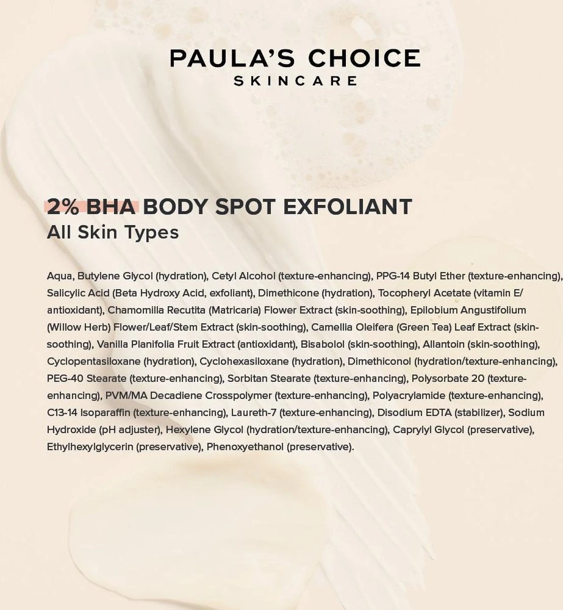 Paula's Choice 2% BHA Body Spot Exfoliant - Met Salicylzuur - Alle Huidtypen - 210 Ml - Afbeelding 2