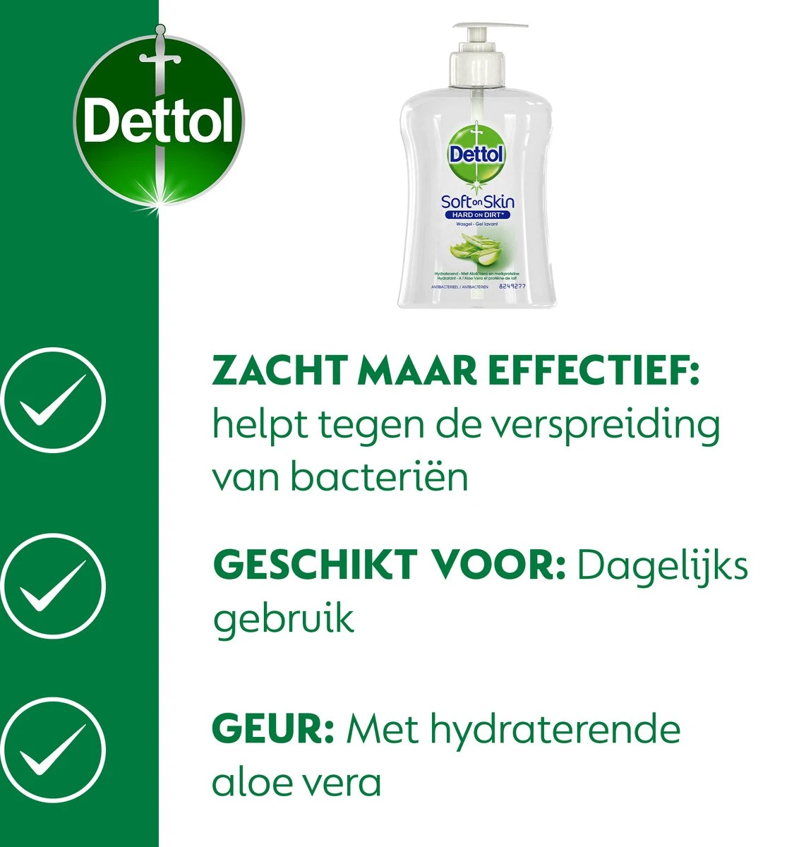 Dettol - Handzeep - Antibacterieel - Verzachtend - Aloë Vera - 6 X 250 Ml - Afbeelding 8