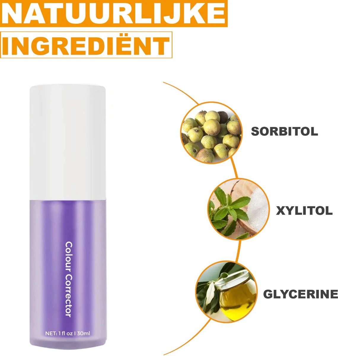 Colour Corrector - Paarse Tandpasta - Witte Tanden - Teeth Whitening - Purple Colour - Tandenbleekset - Afbeelding 2