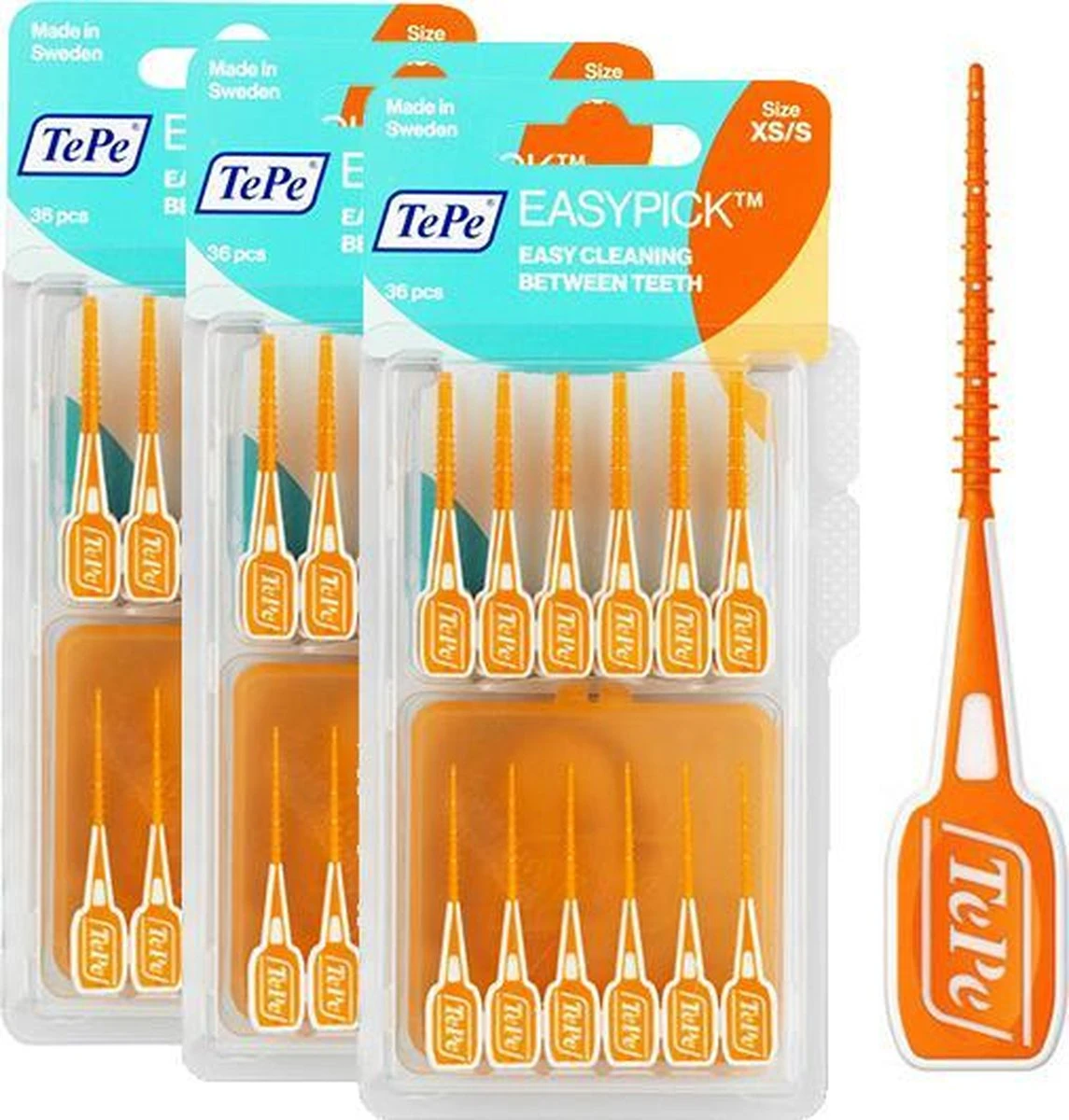 TePe Easypick XS/S Ragers - 3 X 36 Stuks - Afbeelding 4