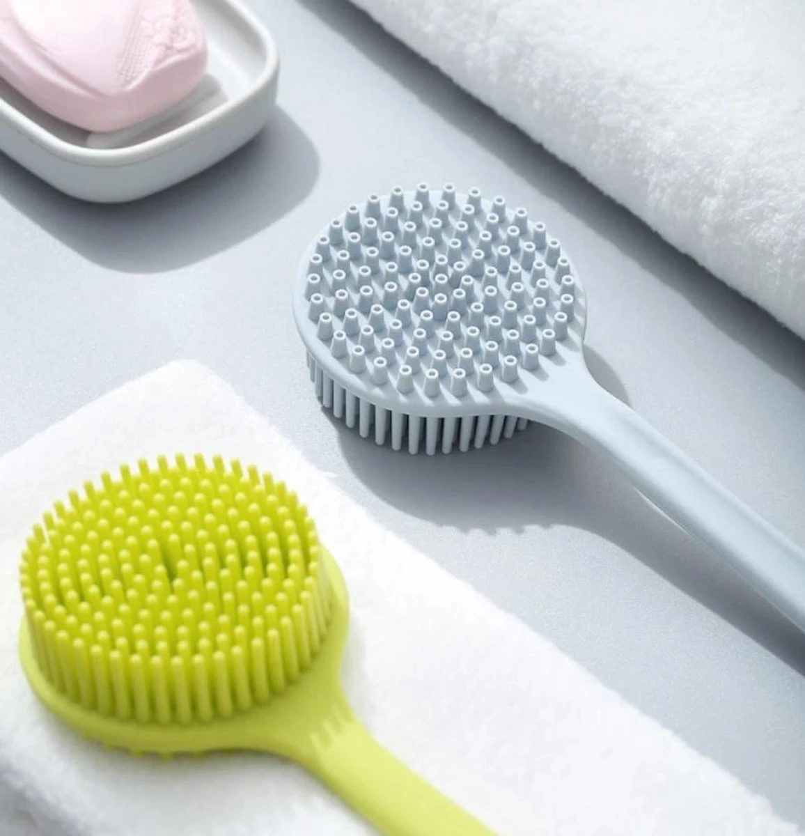 Blubs® Badborstel - Dry Brush - Grijs - Afbeelding 8