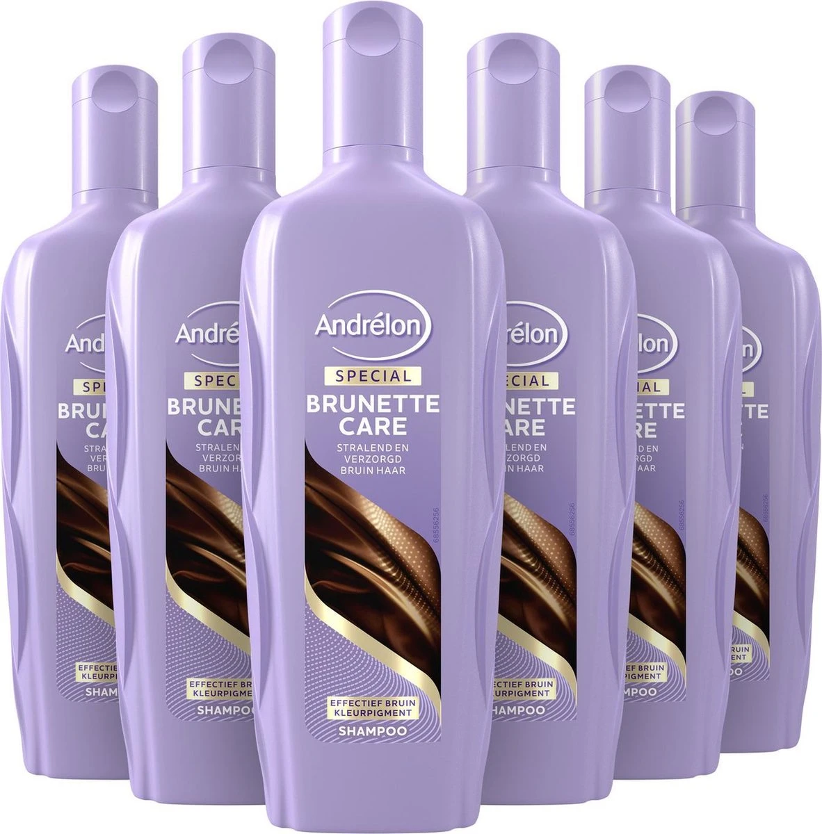 Andrélon Brunette Care Shampoo - 6 X 300 Ml - Voordeelverpakking