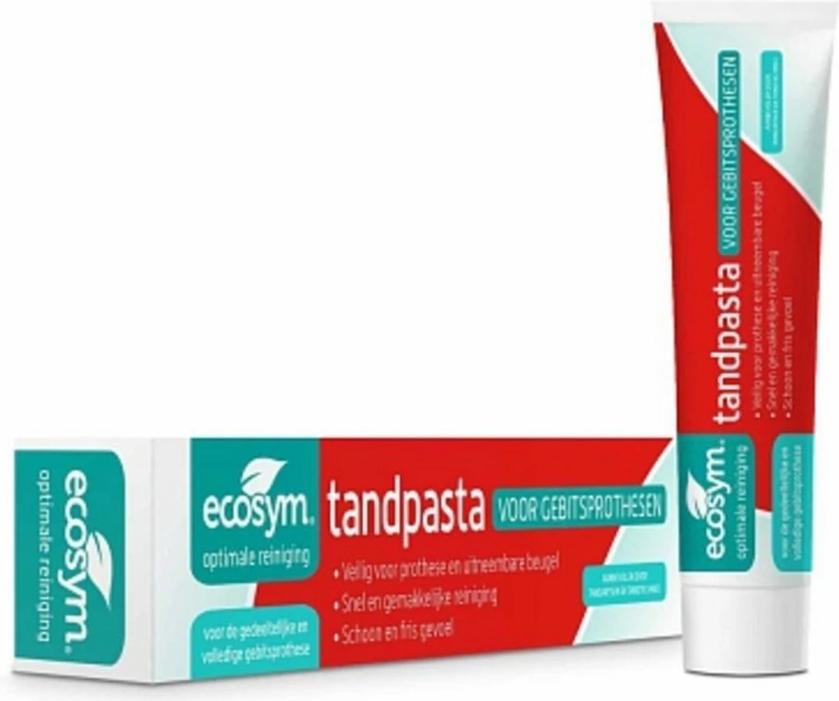 Ecosym Tandpasta - Kunstgebitreiniging - 75 Ml - Afbeelding 2
