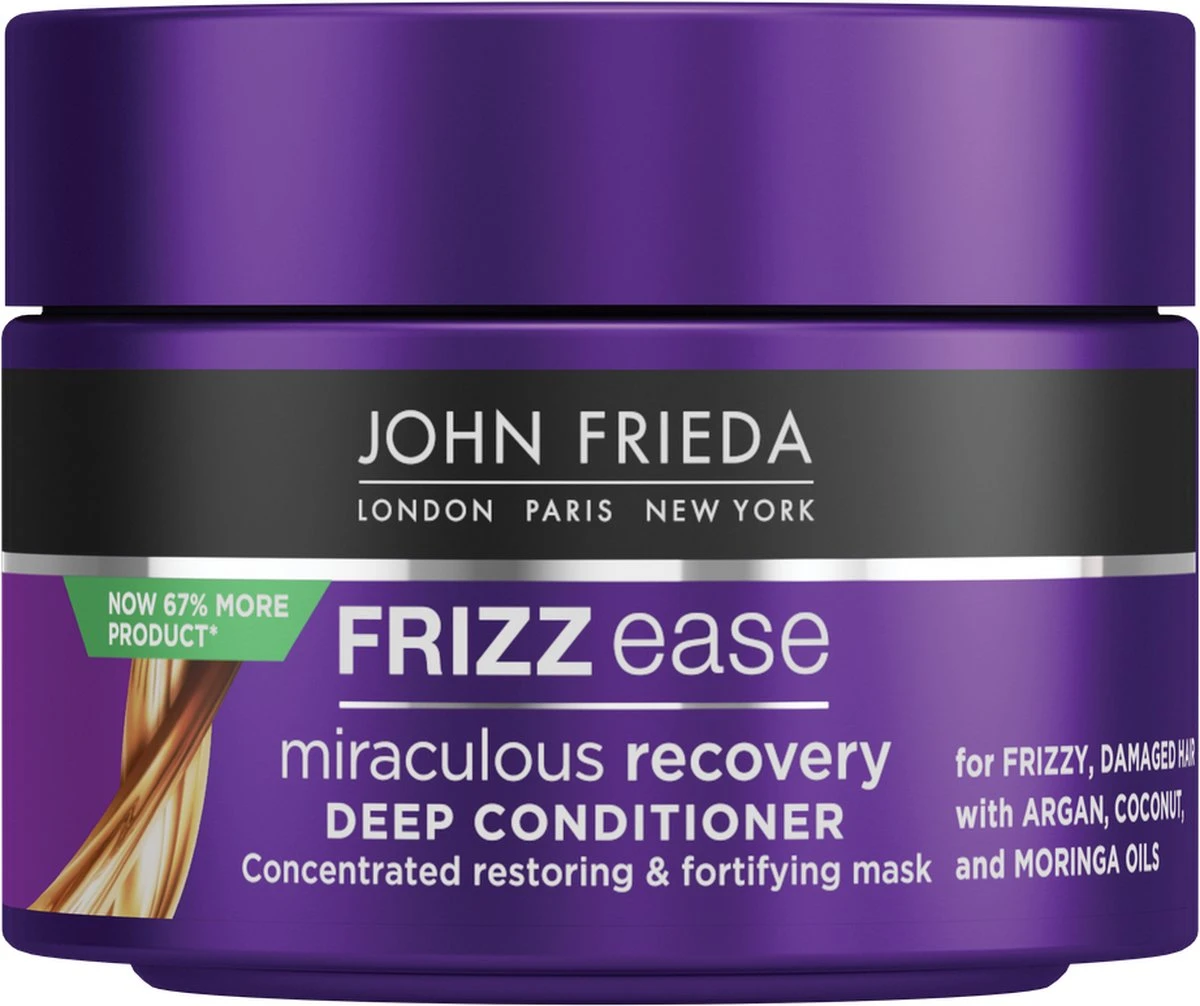John Frieda Frizz Ease Miraculous Recovery Haarmasker 250 Ml - Afbeelding 3