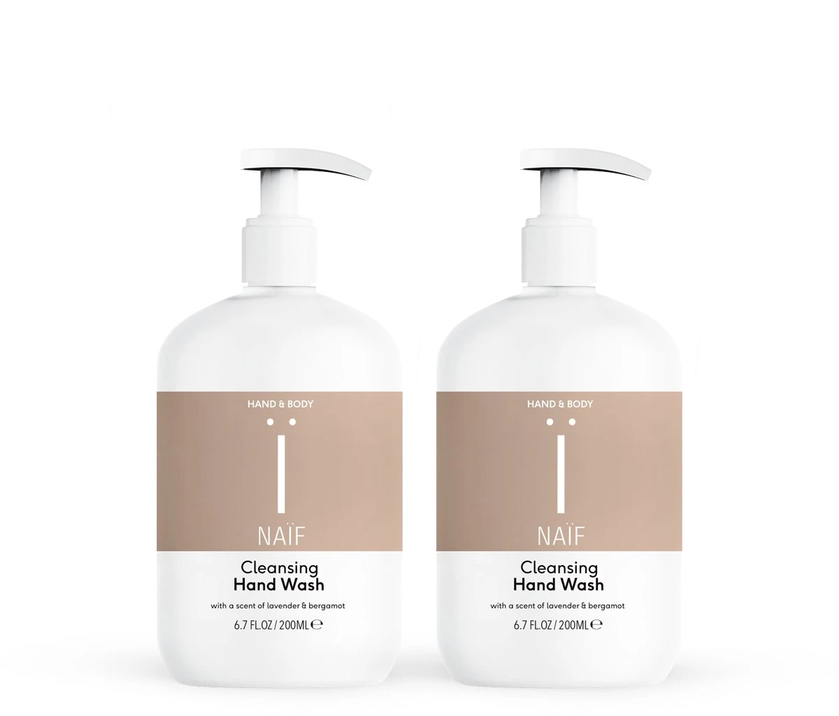 Naïf Reinigende Handzeep - Handverzorging - 2 X 340ml - Met Natuurlijke Ingrediënten