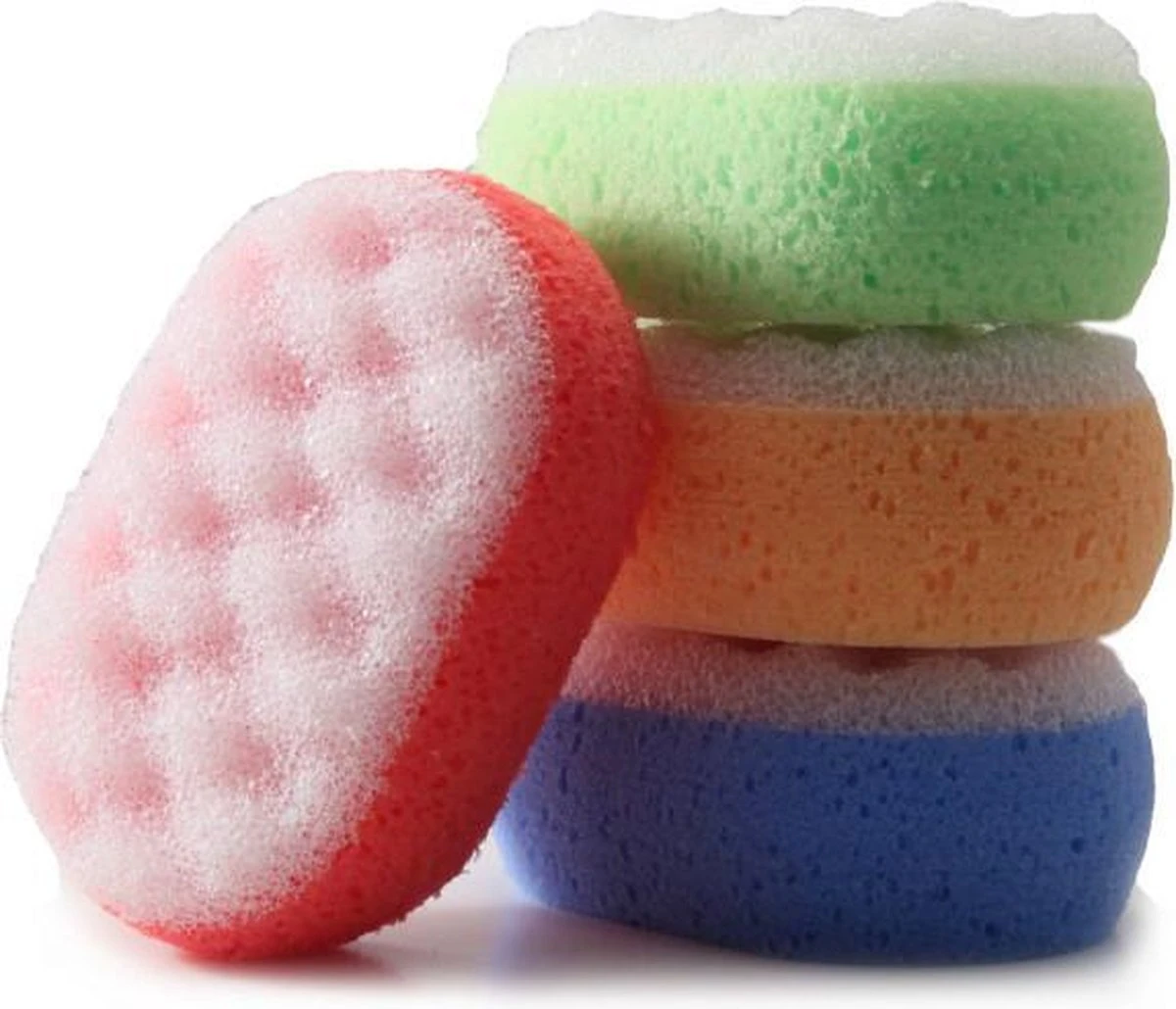 Martini Massagespons - Voordeelset 3 Stuks - 3 Verschillende Kleuren - Afmeting: 14 Cm X 9 Cm X 4.5 Cm. - Afbeelding 2