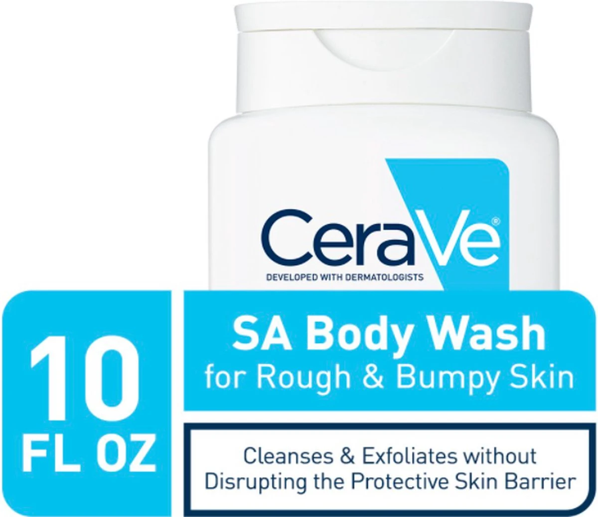 CeraVe Body Wash Met Salicyl Acid - Geurvrij 296ml - Afbeelding 3