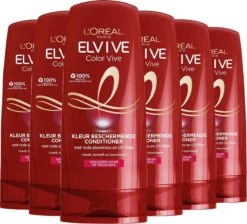 L’Oréal Paris Elvive Color Vive Conditioner - 6 X 200 Ml - Gekleurd Haar - Voordeelverpakking