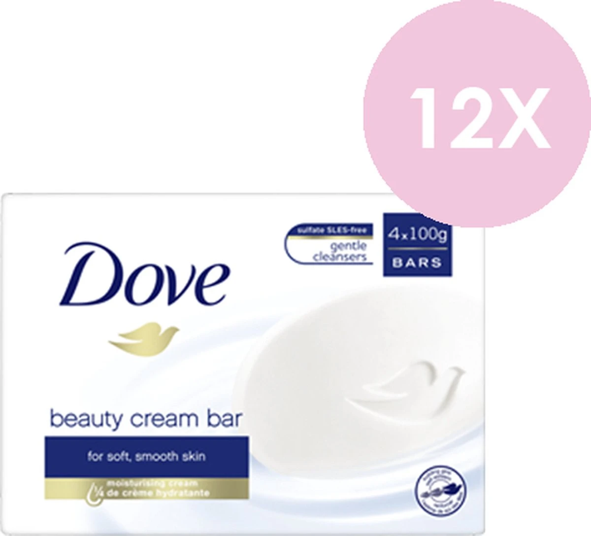 Dove Beauty Cream Original Zeep - 48 X 100 G - Voordeelverpakking - Afbeelding 12