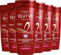 L’Oréal Paris Elvive Color Vive Shampoo - 6 X 250 Ml - Voordeelverpakking