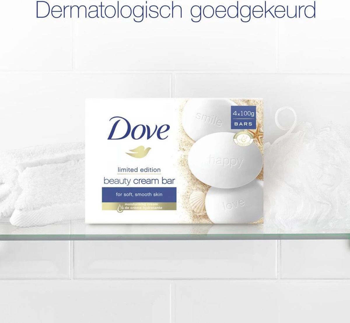 Dove Beauty Cream Original Zeep - 48 X 100 G - Voordeelverpakking - Afbeelding 3