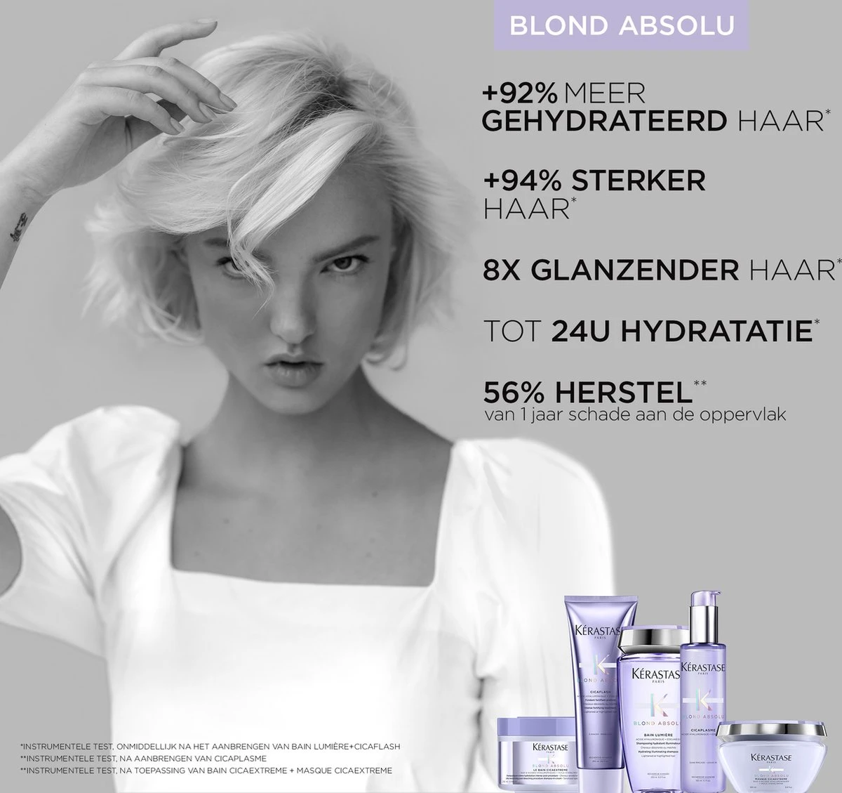 Kérastase Blond Absolu Bain Ultra-Violet - Zilvershampoo Voor Blond Haar - 250ml - Afbeelding 3