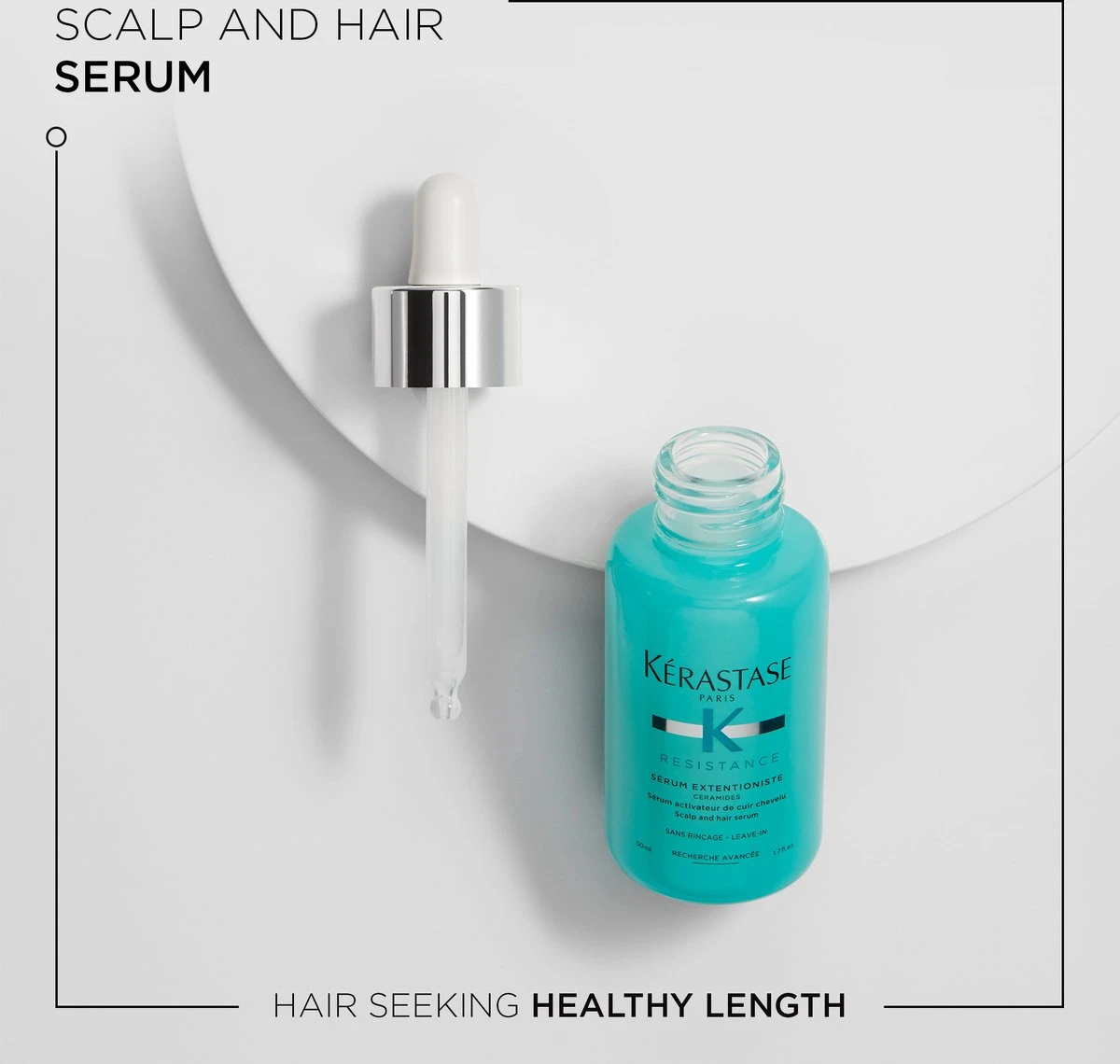 Kérastase Résistance Scalp Serum Extentioniste - Leave-in Serum Die De Groei Stimulereert Van Sterke En Gezonde Haarzakjes - 50ml - Afbeelding 2
