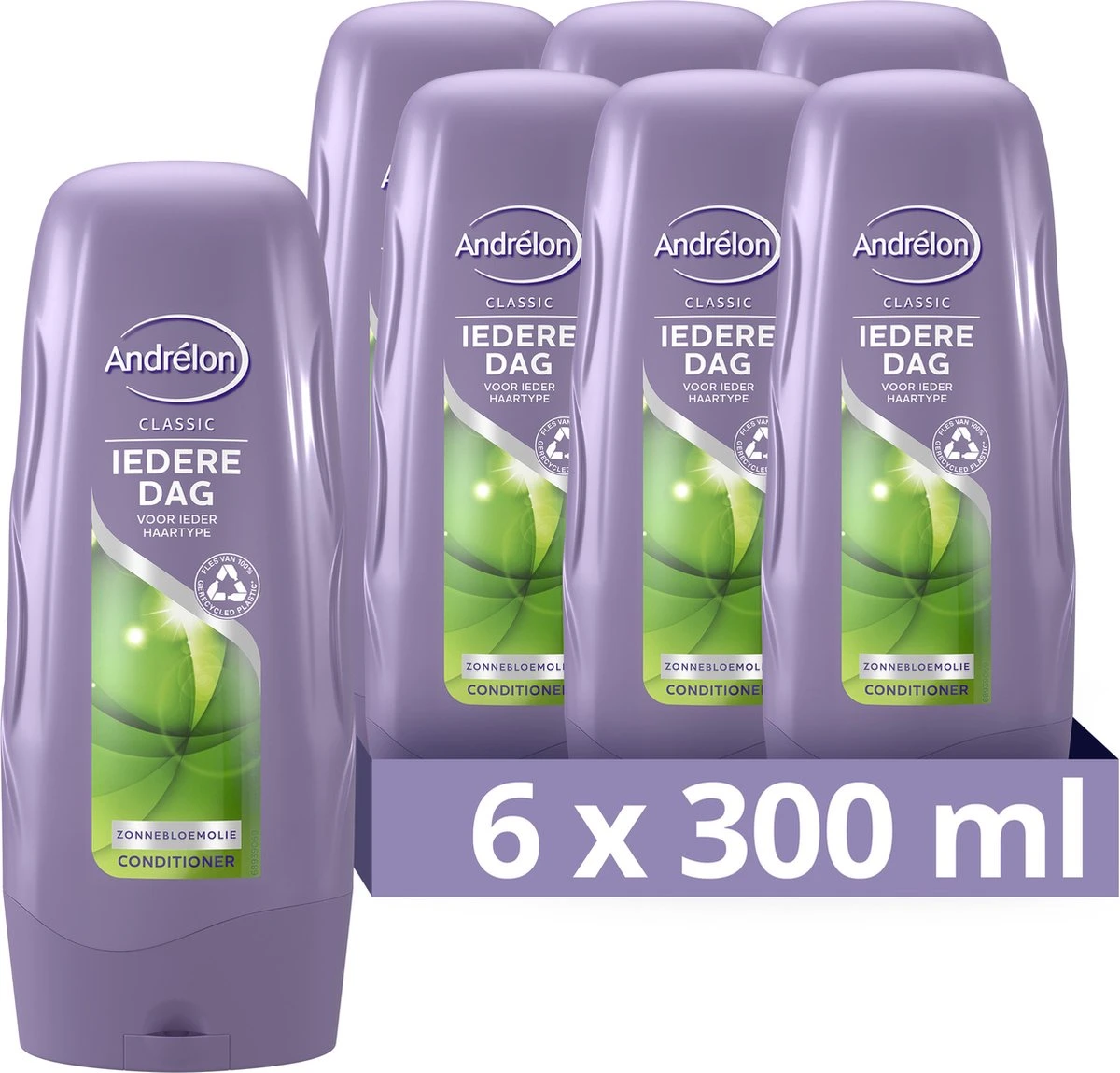 Andrélon Classic Iedere Dag Conditioner - 6 X 300 Ml - Voordeelverpakking