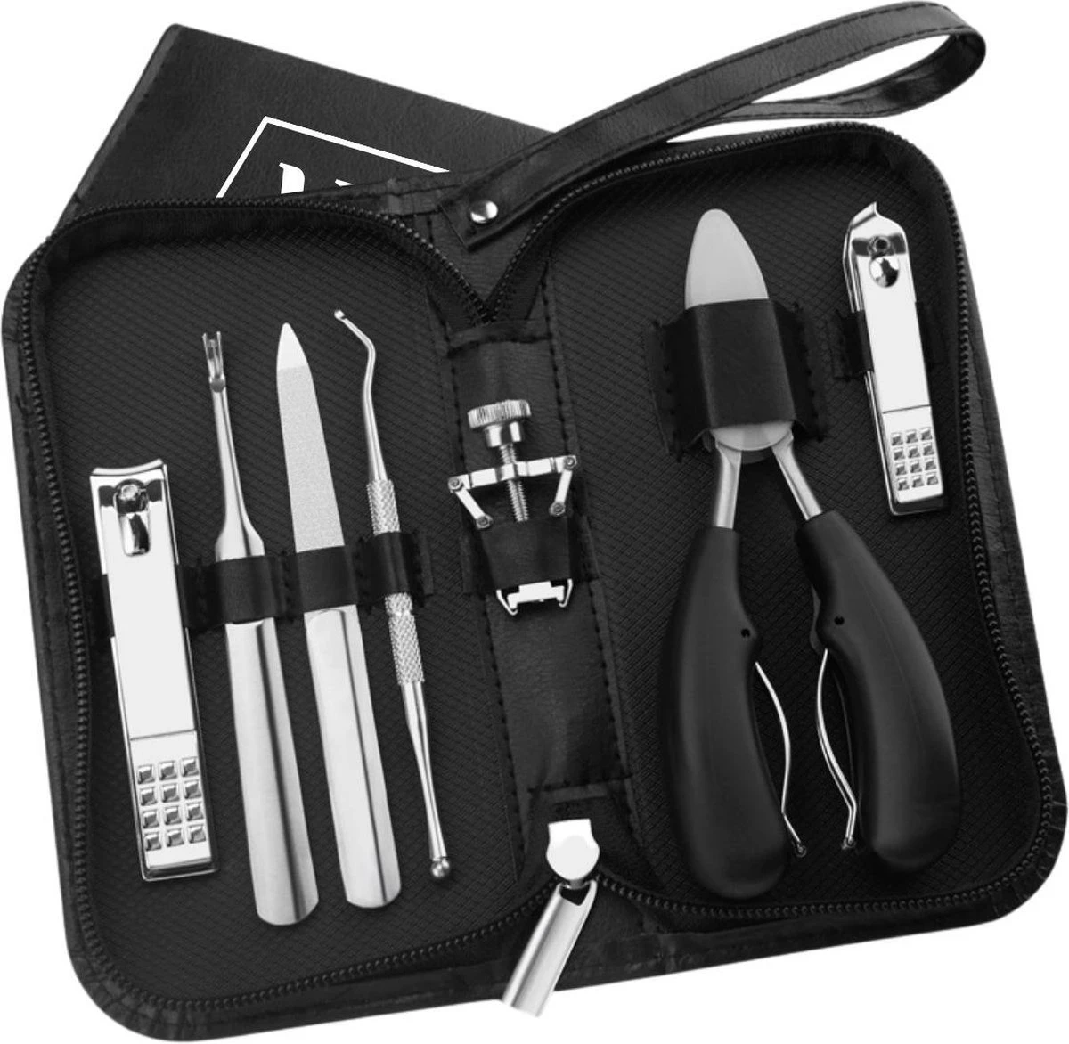 7-delige Pedicure En Manicure Set - Nagelknipper - Pedicureset - Nagelvijl - Nageltang - Kalknagel - Teennagelknipper - Afbeelding 9
