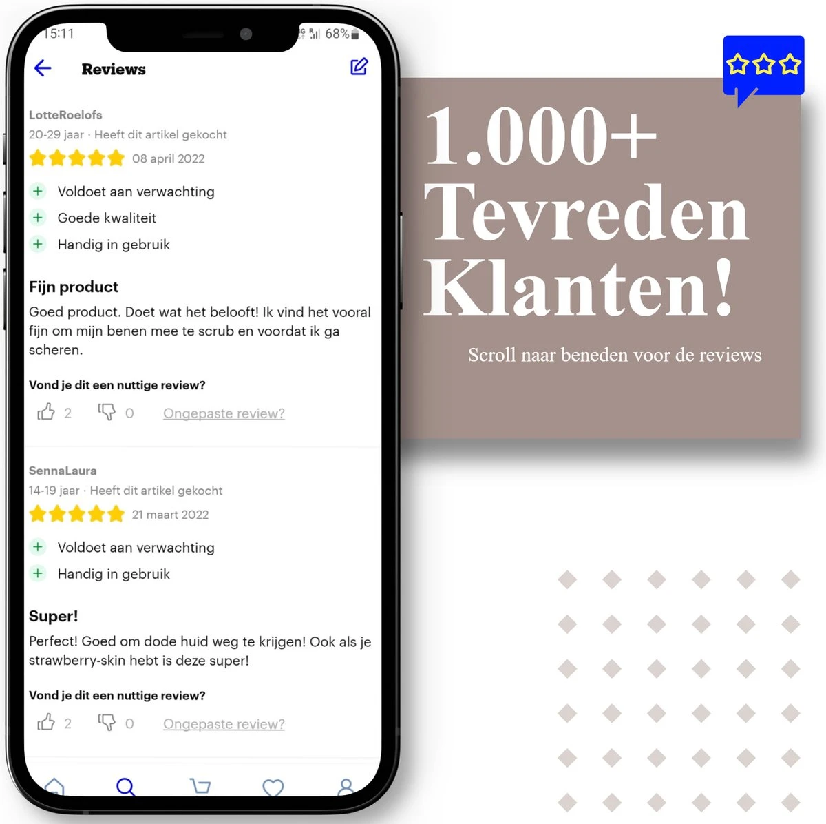 Skinnables Scrub Handschoen - Huidverzorging Voor Hele Lichaam En Gezicht - Douchehandschoen - Exfoliating Glove - Afbeelding 6