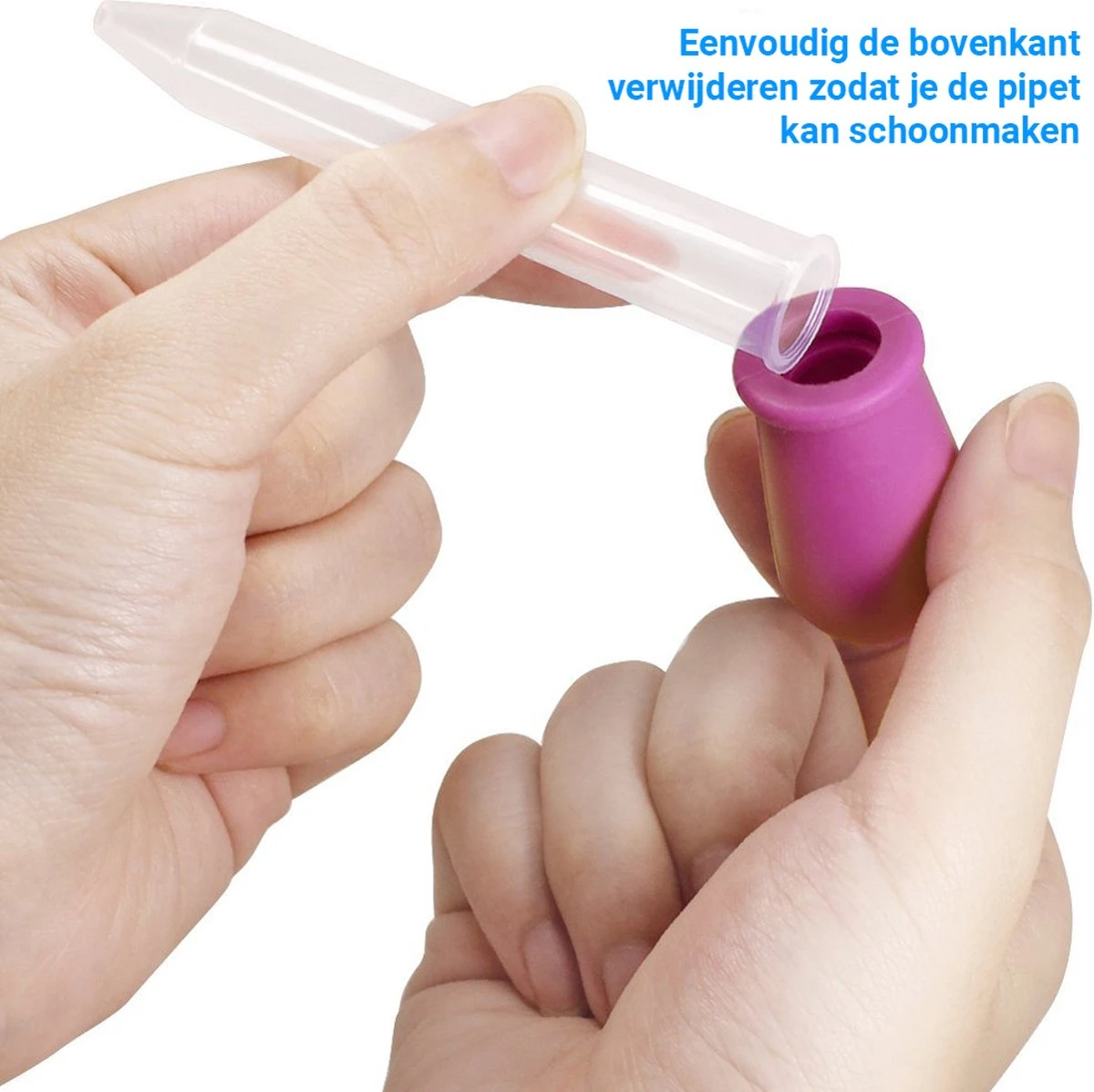 Merkloos Pipet 5 Ml | Pipetje Met Silicone Dropper | Vloeistoffen / Doseren / Whisky / Medicijnen | Pipette | Pipetten In 5 Kleuren | Pipetjes - 5 Stuks - Afbeelding 2