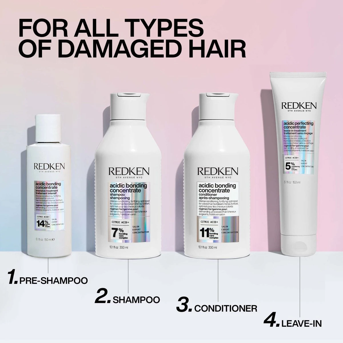 Redken Acidic Bonding Concentrate Conditioner – Maakt Beschadigd Haar Weer Veerkrachtig – 300 Ml - Afbeelding 7