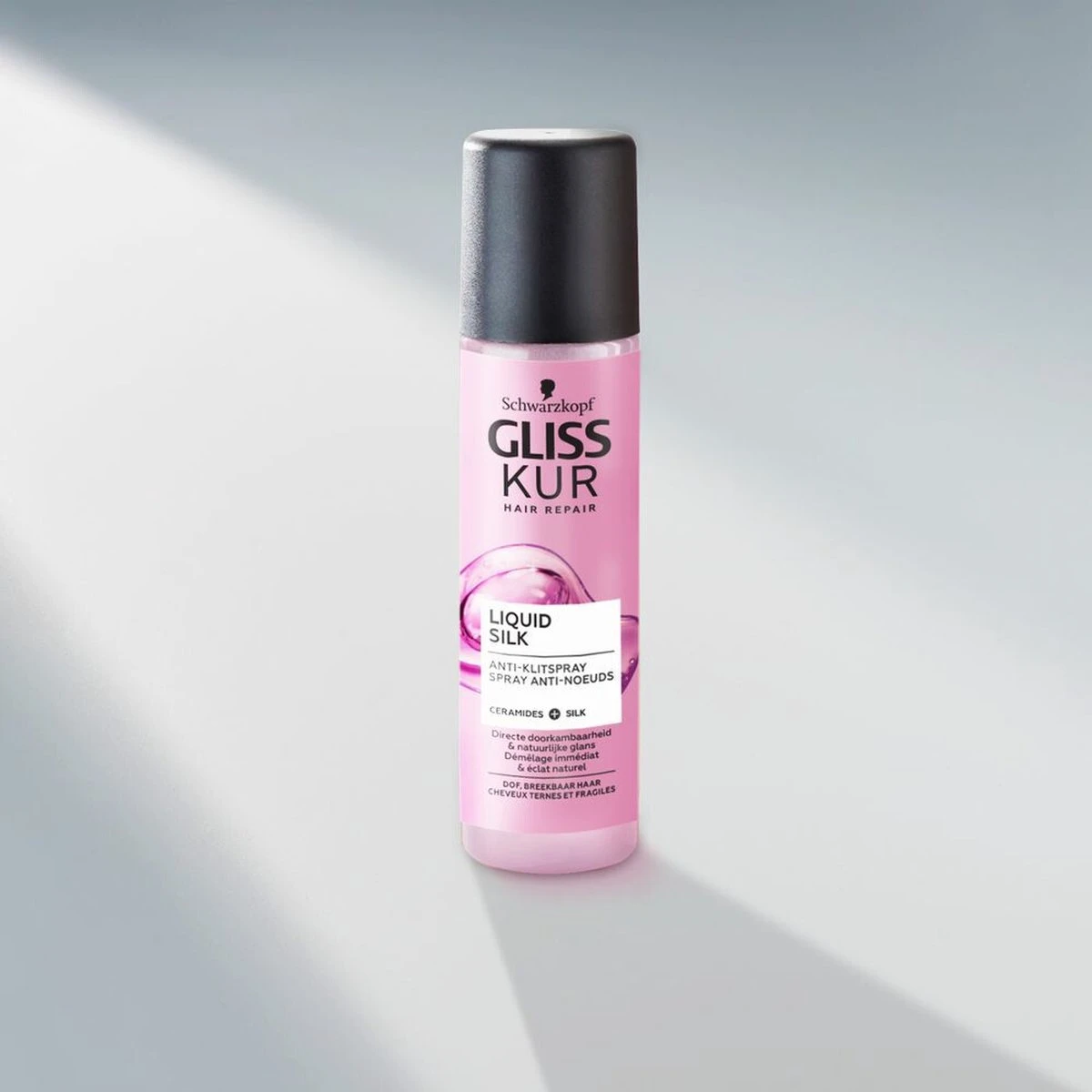 Gliss Kur Liquid Silk Gloss Anti-Klit Spray 6x 200 Ml - Grootverpakking - Afbeelding 5