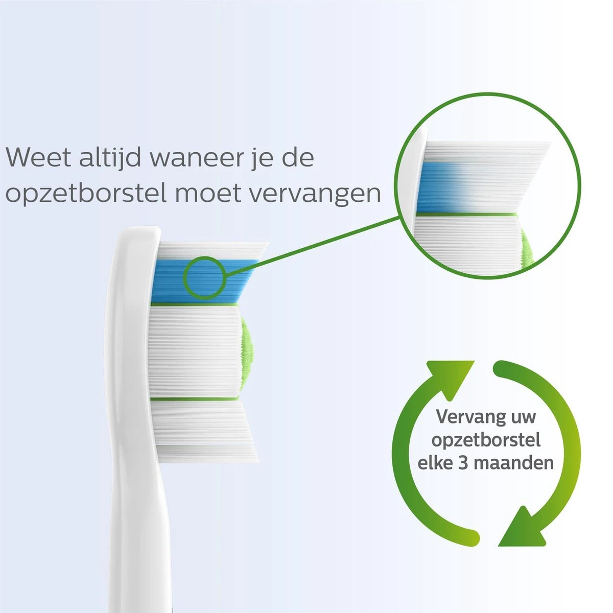 Philips Sonicare W2 Optimal White HX6064/11 - Opzetborstels - 4 Stuks - Zwart - Afbeelding 9