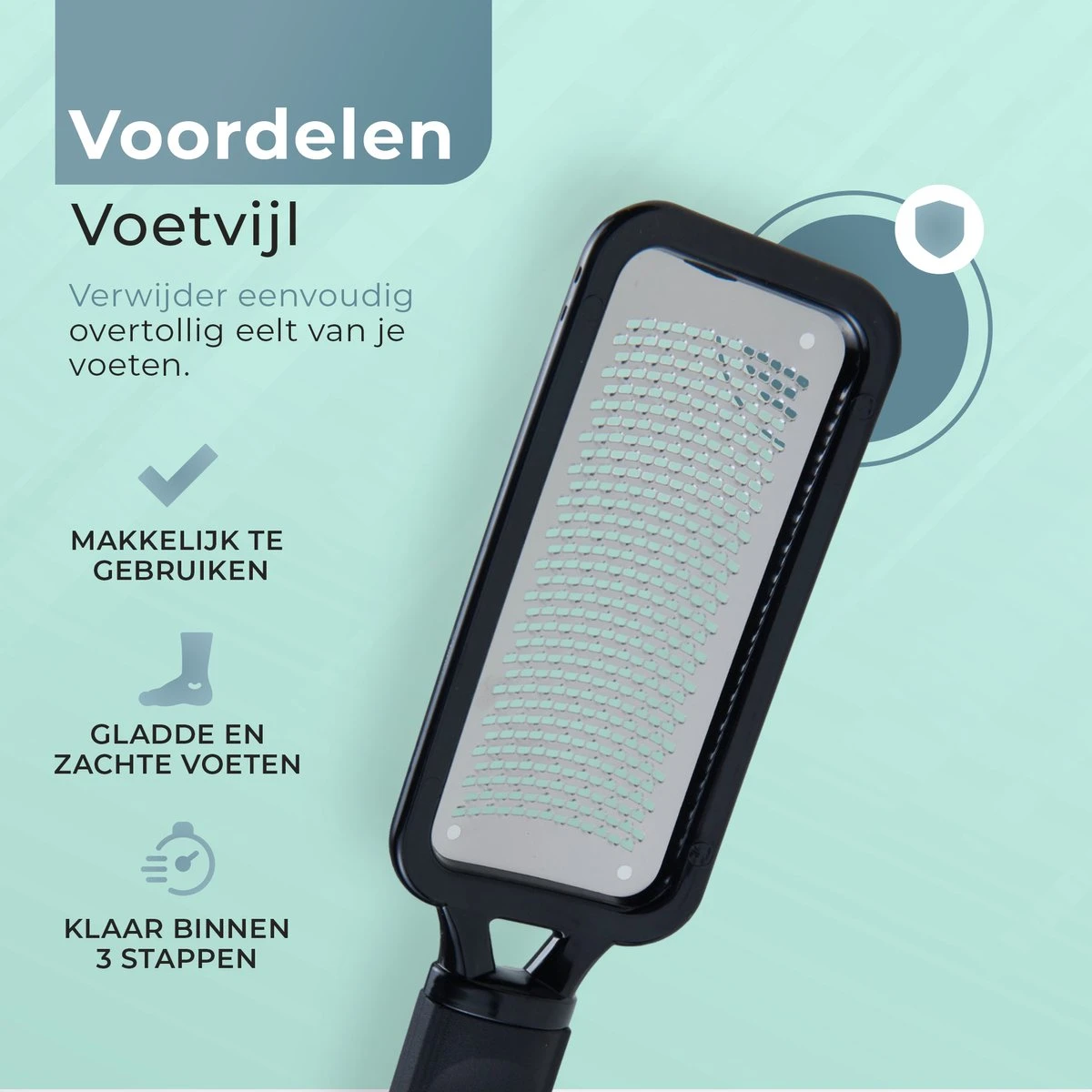 Christian Deluxe® - Professionele Voetvijl - Voetvijl Eelt - Professionele Eeltrasp - Eeltvijl - Professionele Callus Remover - Afbeelding 2