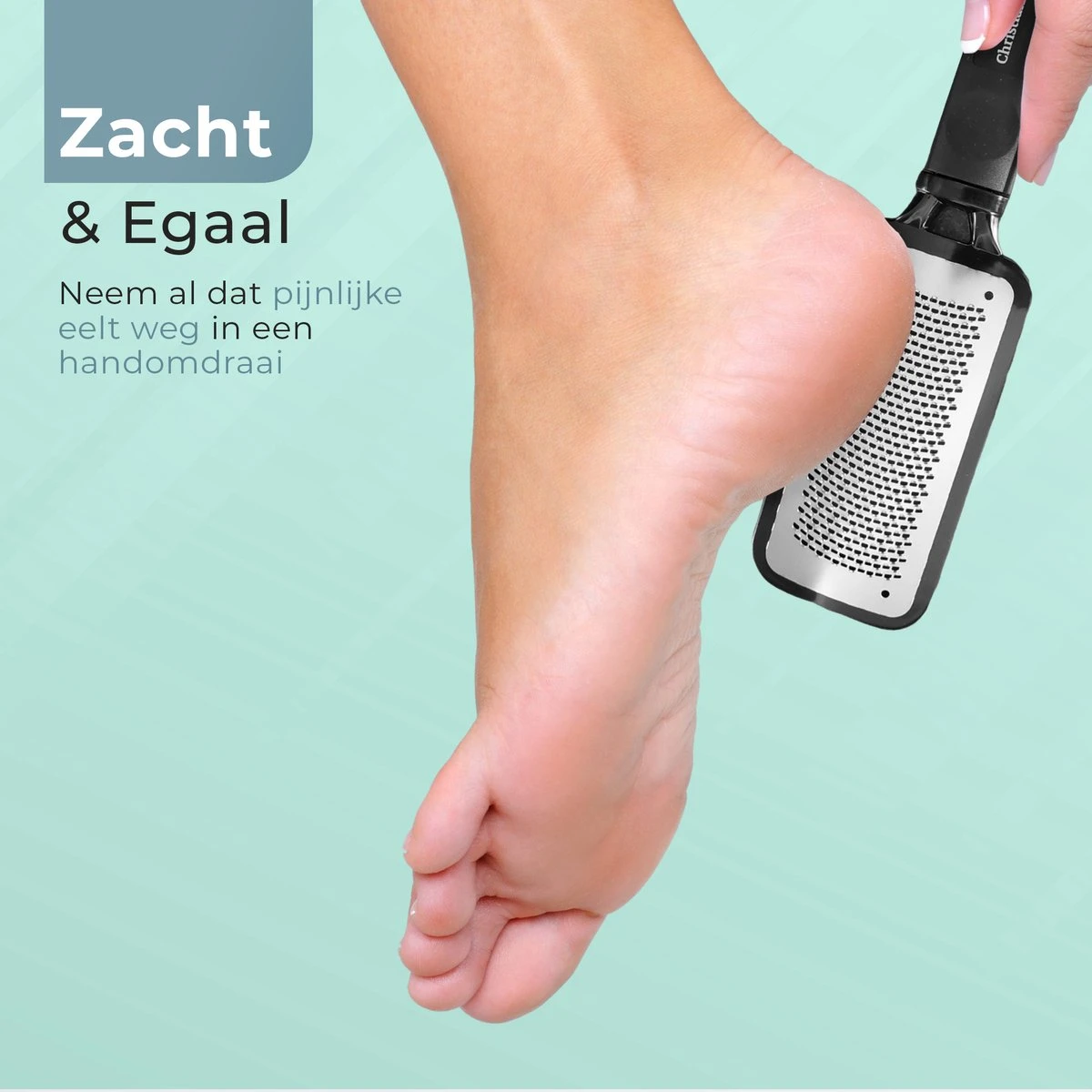 Christian Deluxe® - Professionele Voetvijl - Voetvijl Eelt - Professionele Eeltrasp - Eeltvijl - Professionele Callus Remover - Afbeelding 4