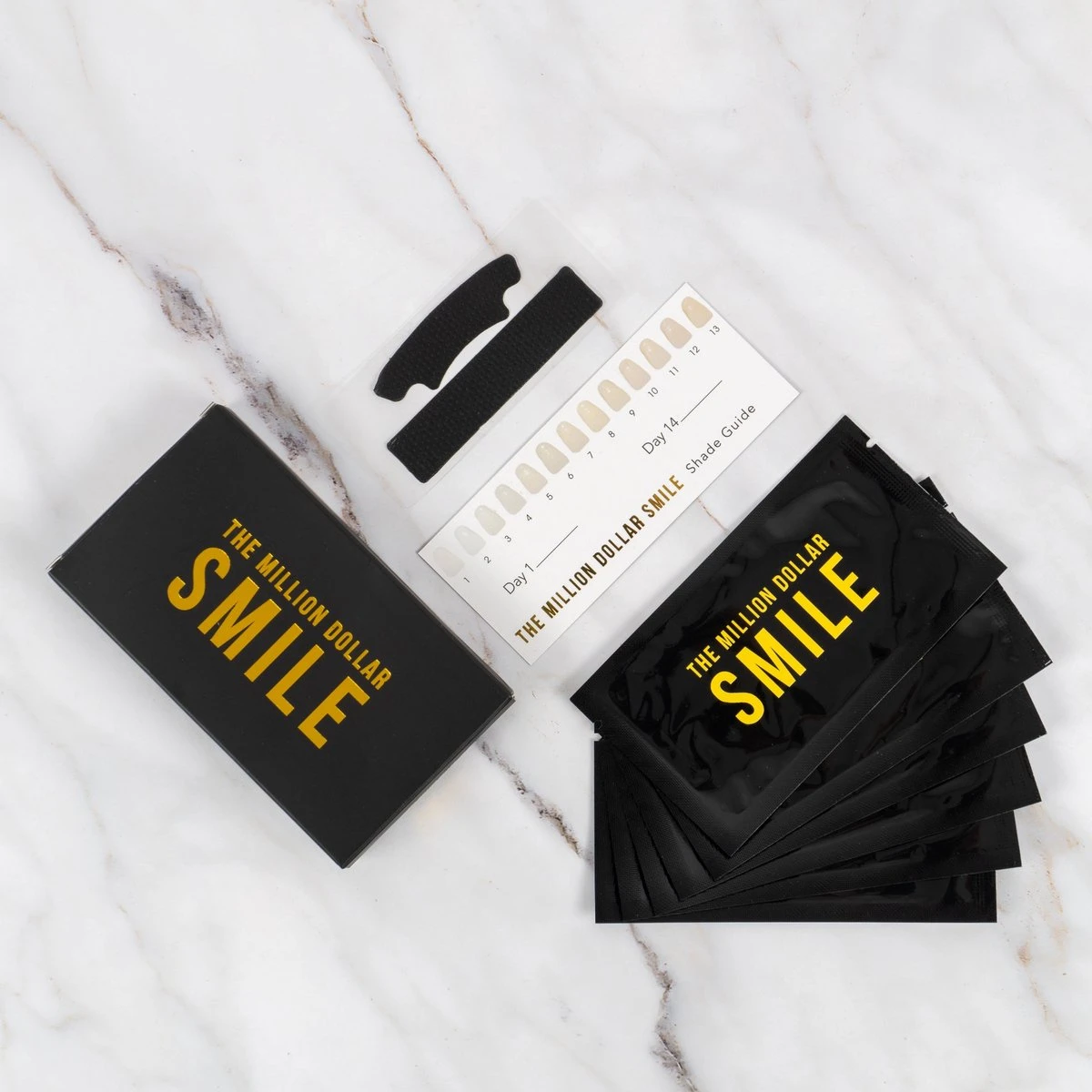 The Million Dollar Smile® - Teeth Whitening Strips - Crest Whitestrips -Tandenbleken - 28 Bleekstrips - 14 Behandelingen - Professionele Tandenbleek Strips - Tandenblekers - Wittere Tanden - Zonder Peroxide - Tanden Bleken - - Afbeelding 5