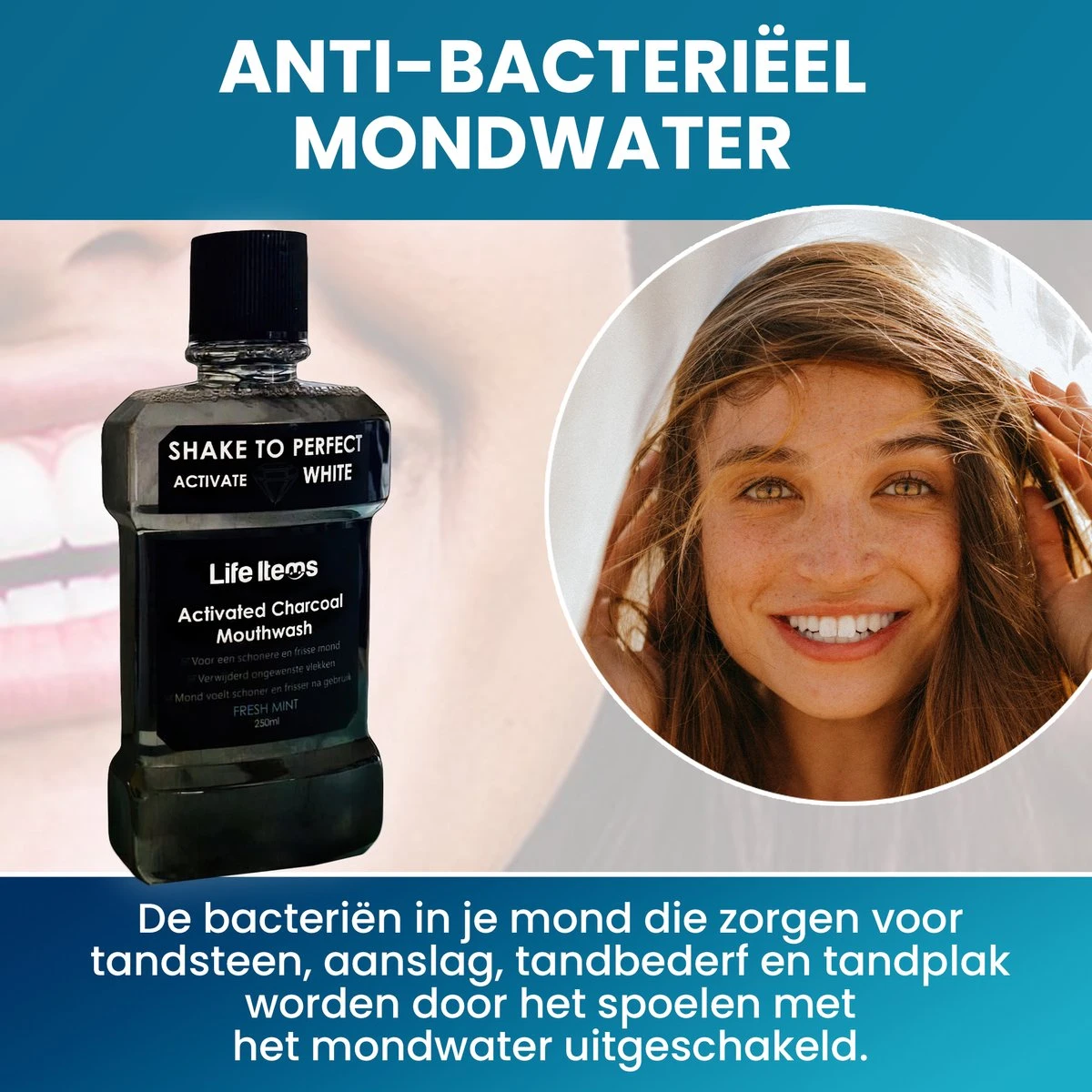 Tandenbleekset Voor Teeth Whitening Inclusief Gratis Whitening Strips - Wittere Tanden - Tanden Bleken - Frisse Adem - Tandsteen - Tandplak - Gele Tanden - Afbeelding 3