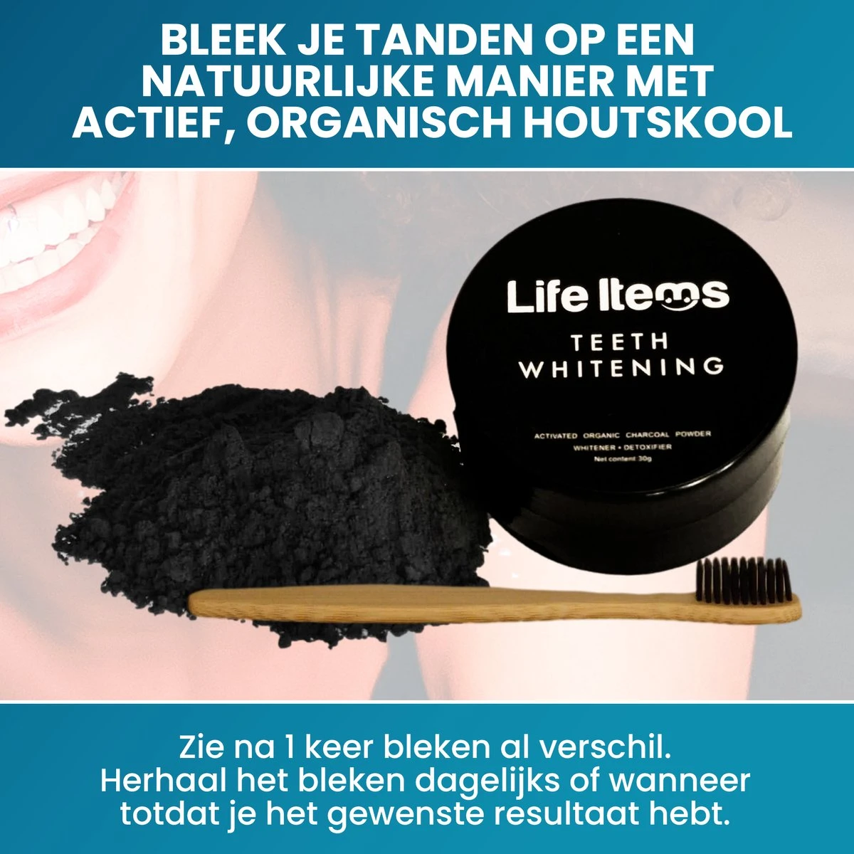Tandenbleekset Voor Teeth Whitening Inclusief Gratis Whitening Strips - Wittere Tanden - Tanden Bleken - Frisse Adem - Tandsteen - Tandplak - Gele Tanden - Afbeelding 5