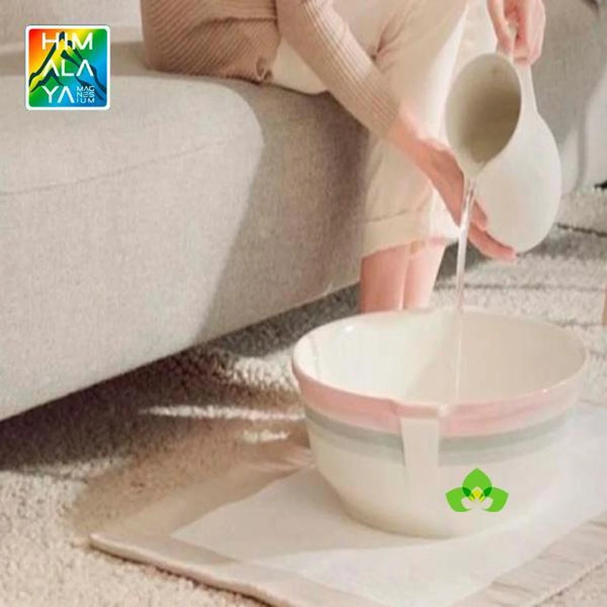 Magnesium Badkristallen-Vlokken-Flakes Van Himalaya Magnesium| 2,5 Kg - Food Kwaliteit | Magnesium Voetbadzout - Afbeelding 4