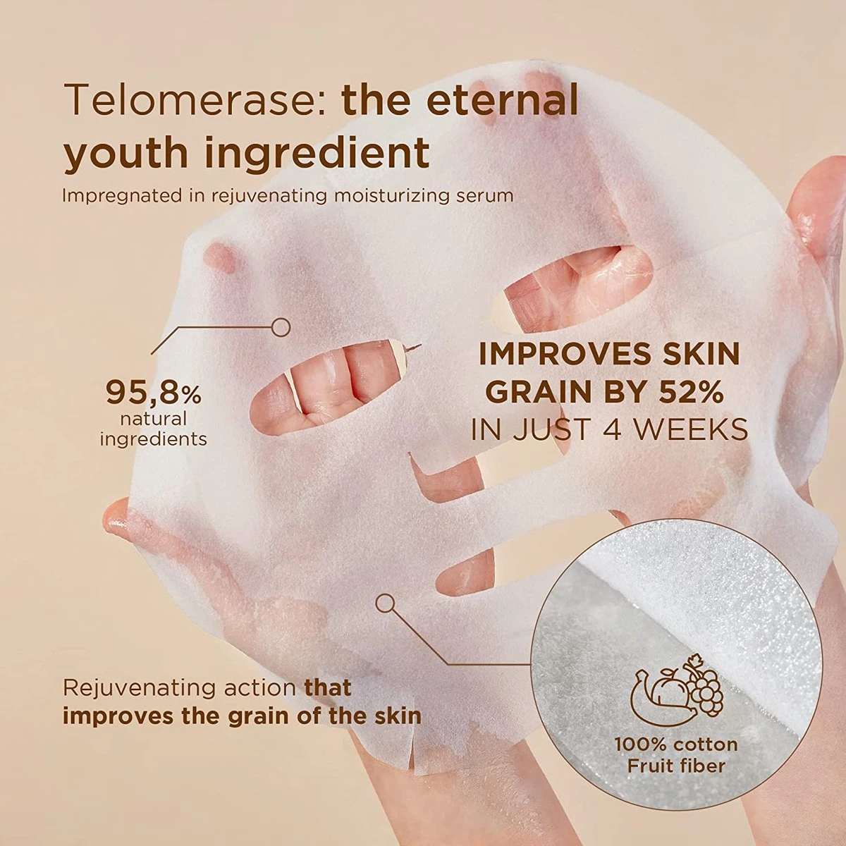 Merkloos Facelift Apparaat + Gold Mask Anti-rimpel En Verjongend Hydraterende Gezichtsmasker, Geïmpregneerd Met Telomerase Serum - Anti Rimpels Nek En Gezicht Apparaat - Facelift - Skin Care - Huidverzorging Apparaat - Drie Lichten Functie - FDA - CE – 2022 - Afbeelding 3