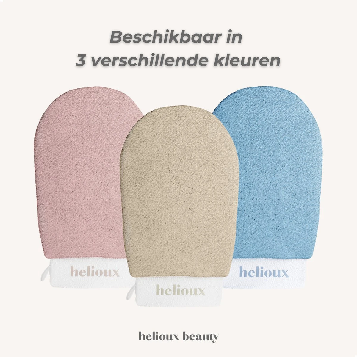 Helioux® Exfoliating Glove - Scrub Handschoen Washand - Voor Lichaam & Gezicht - Verwijderen Van Dode Huidcellen Of Zelfbruiner - Roze - Pink - Afbeelding 9
