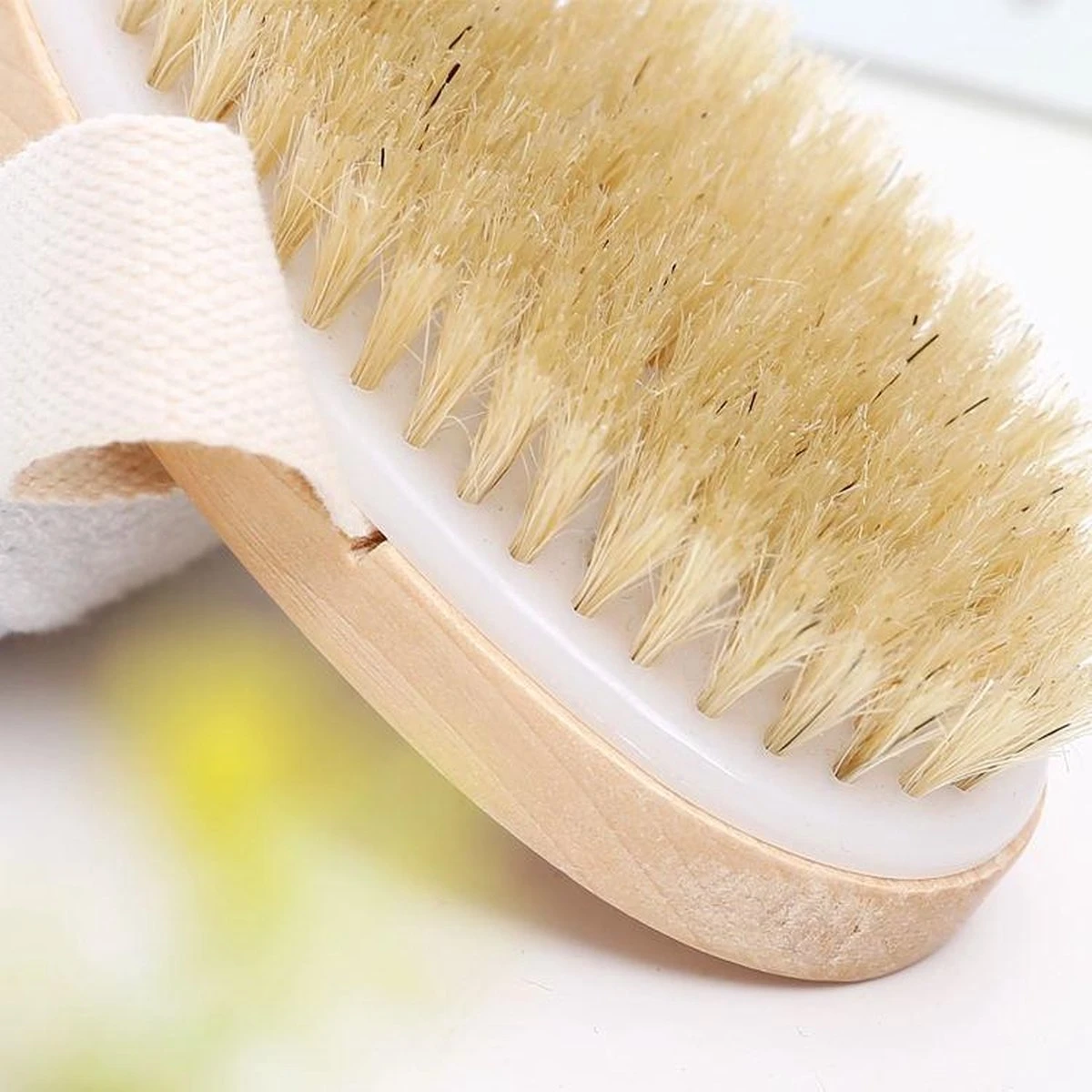 Merkloos Dry Brushing Huidborstel - Anti Cellulitis Borstel - Droog Borstelen - Afbeelding 2