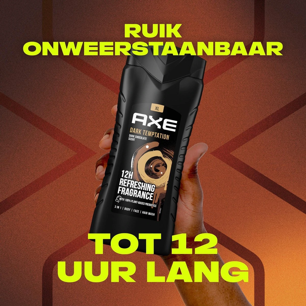 Axe Dark Temptation Douchegel - 6 X 400 Ml - Voordeelverpakking - Afbeelding 4
