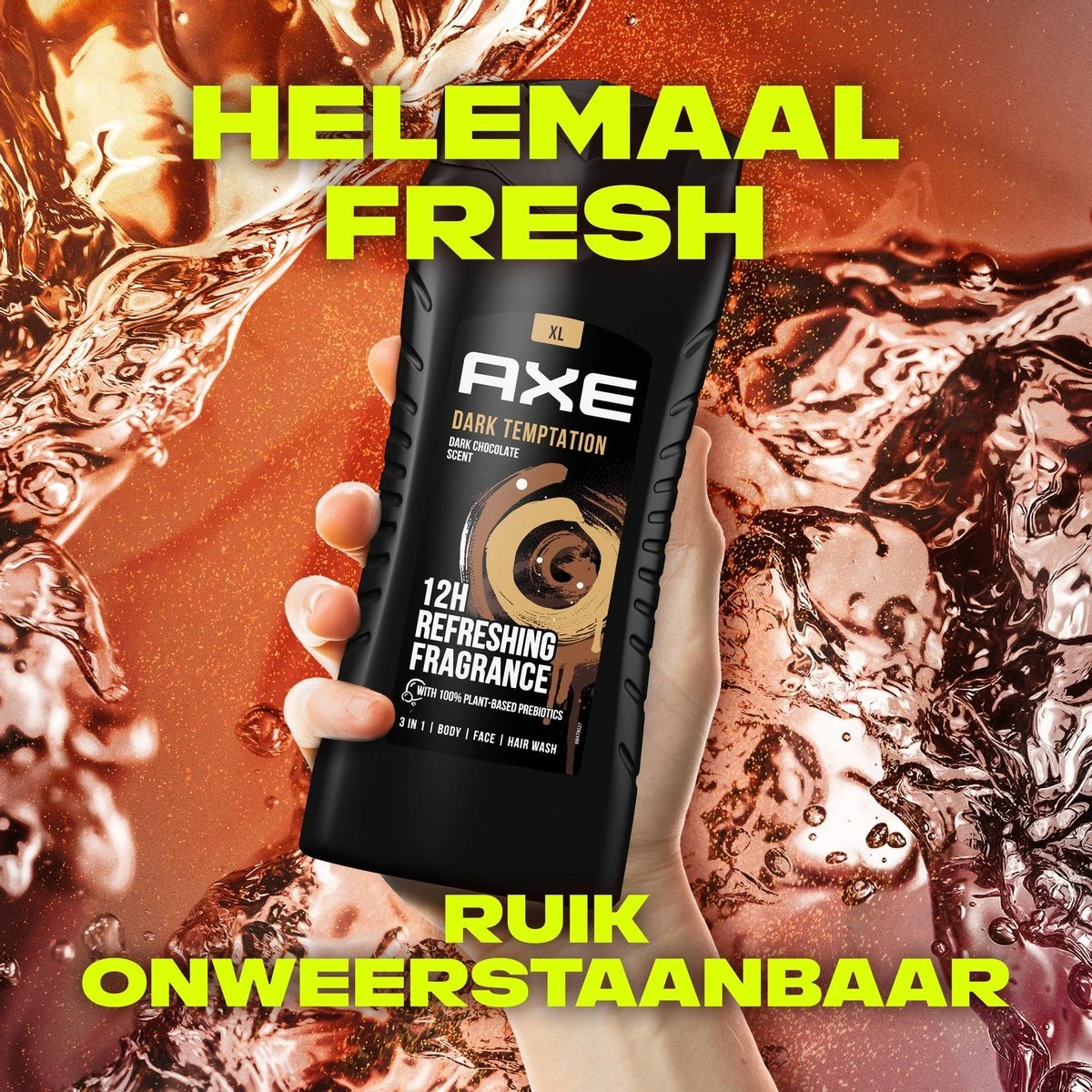 Axe Dark Temptation Douchegel - 6 X 400 Ml - Voordeelverpakking - Afbeelding 5