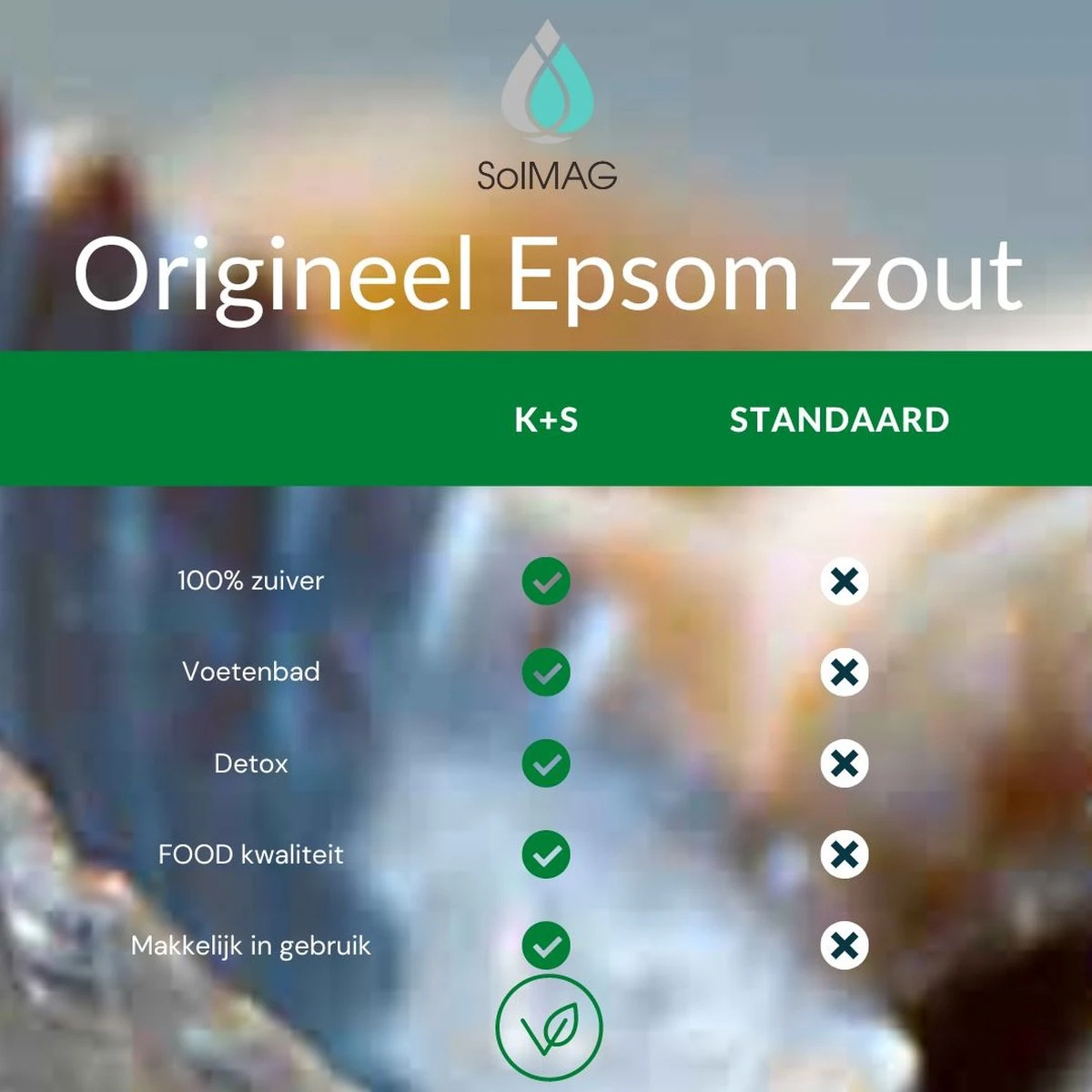 Epsom Zout - Bitterzout - Magnesiumsulfaat - Badzout - 25 Kg - In Zak - Voetenbad - Afbeelding 5