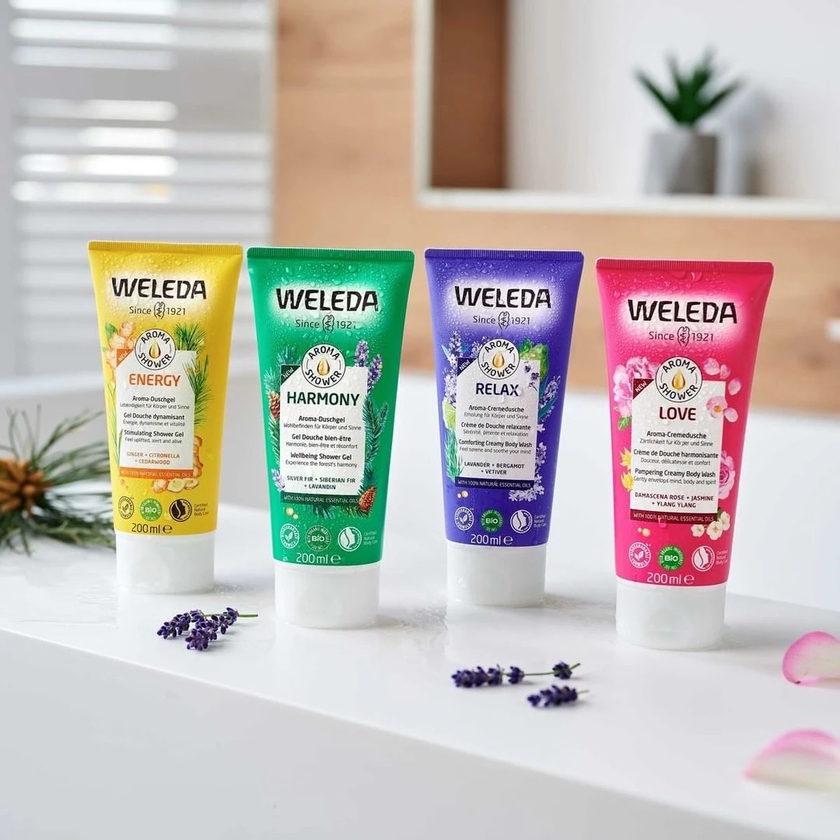 Weleda Aroma Shower Love Douchecrème - Afbeelding 2