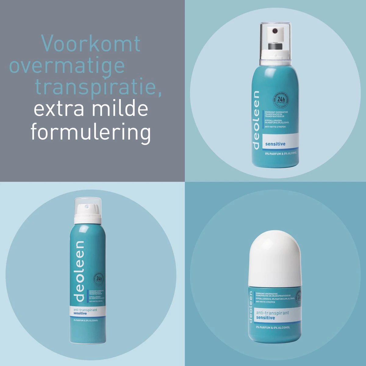 Deoleen Anti-transpirant - Pompspray Sensitive - Deodorant - 75 Ml - Afbeelding 10