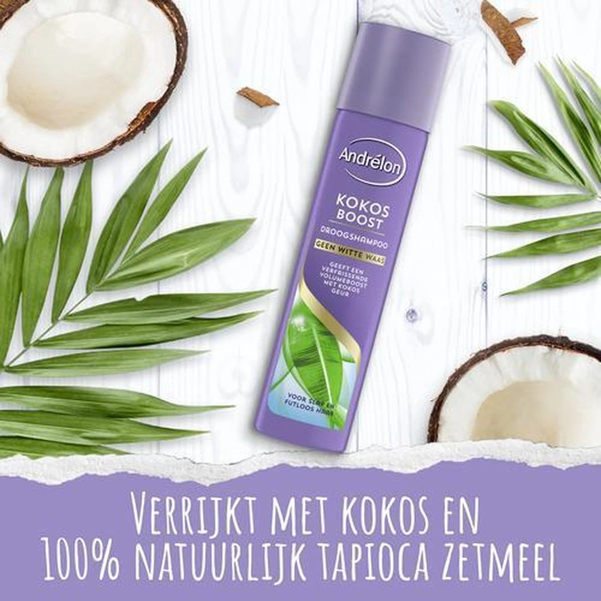 Andrélon Droogshampoo Kokos - 6 X 245 Ml - Voordeelverpakking - Afbeelding 4