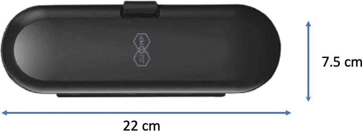 JU&MP Reisetui Elektrische Tandenborstel - Elektrische Tandenborstel - Reisetui - Oral B - Philips Sonicare - Zwart - Afbeelding 5