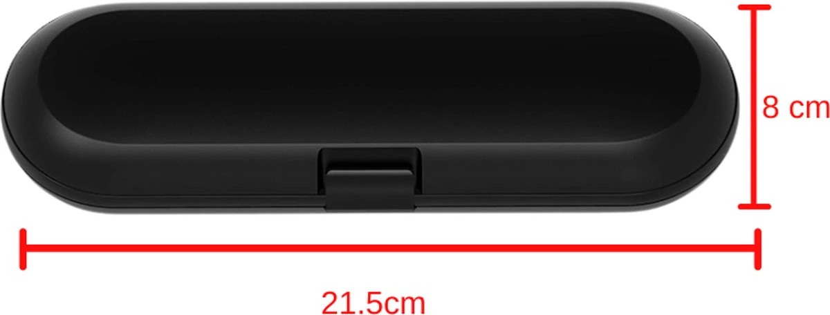 Reisetui Elektrische Tandenborstel - Tandenborstel Koker - Geschikt Voor Oral B - Zwart - Afbeelding 3