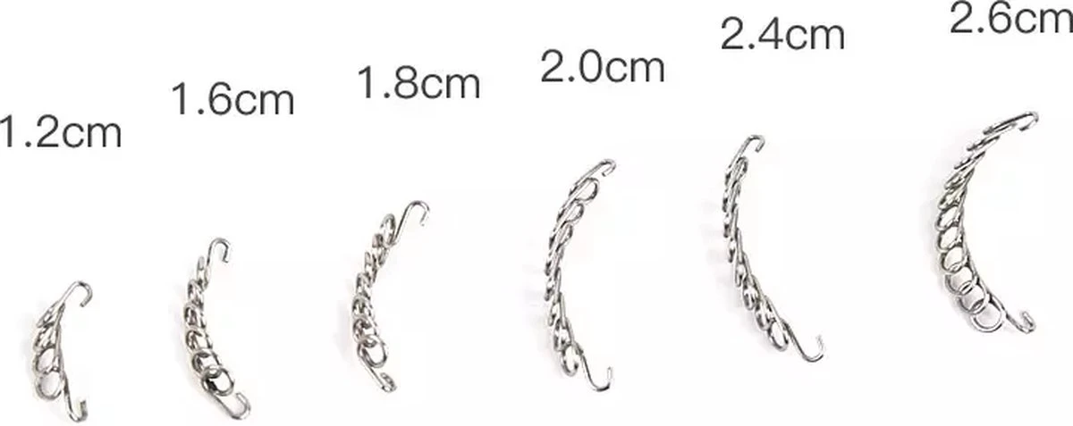 Nagelbeugeltjes Ingegroeide Nagel - Ingegroeide Teennagel - Teennagel Corrector - Nagelbeugel - Set 6 Stuks - Afbeelding 3