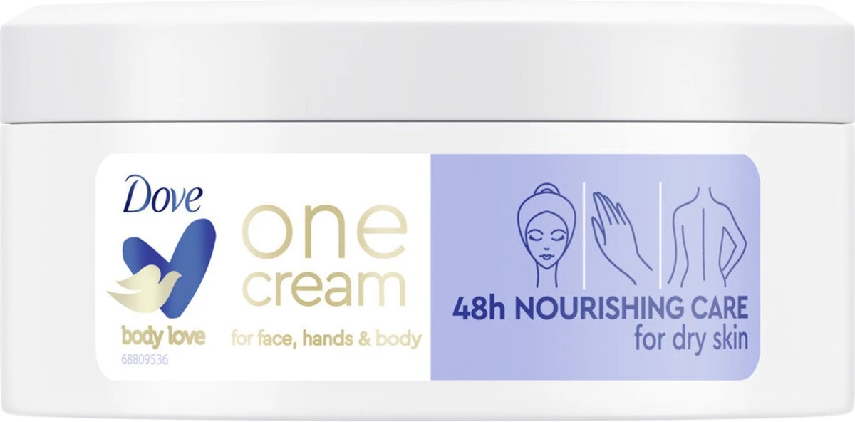 Dove Body Cream One Cream Rich - 250 Ml - Afbeelding 3